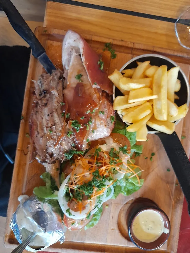 Planche Cochon Cuit Feu de Bois